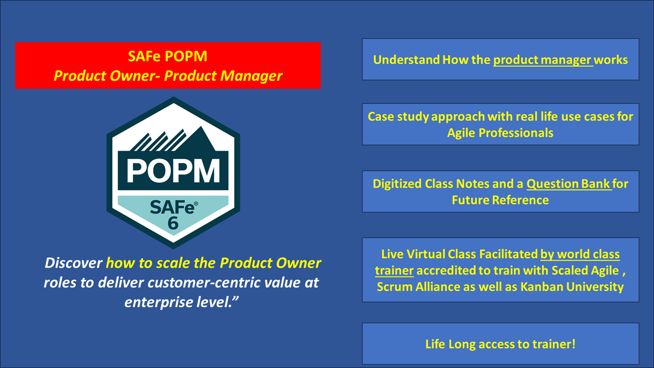 SAFe POPM with world of agile