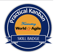 Practical Kanban - SKill Badge from world of Agile
